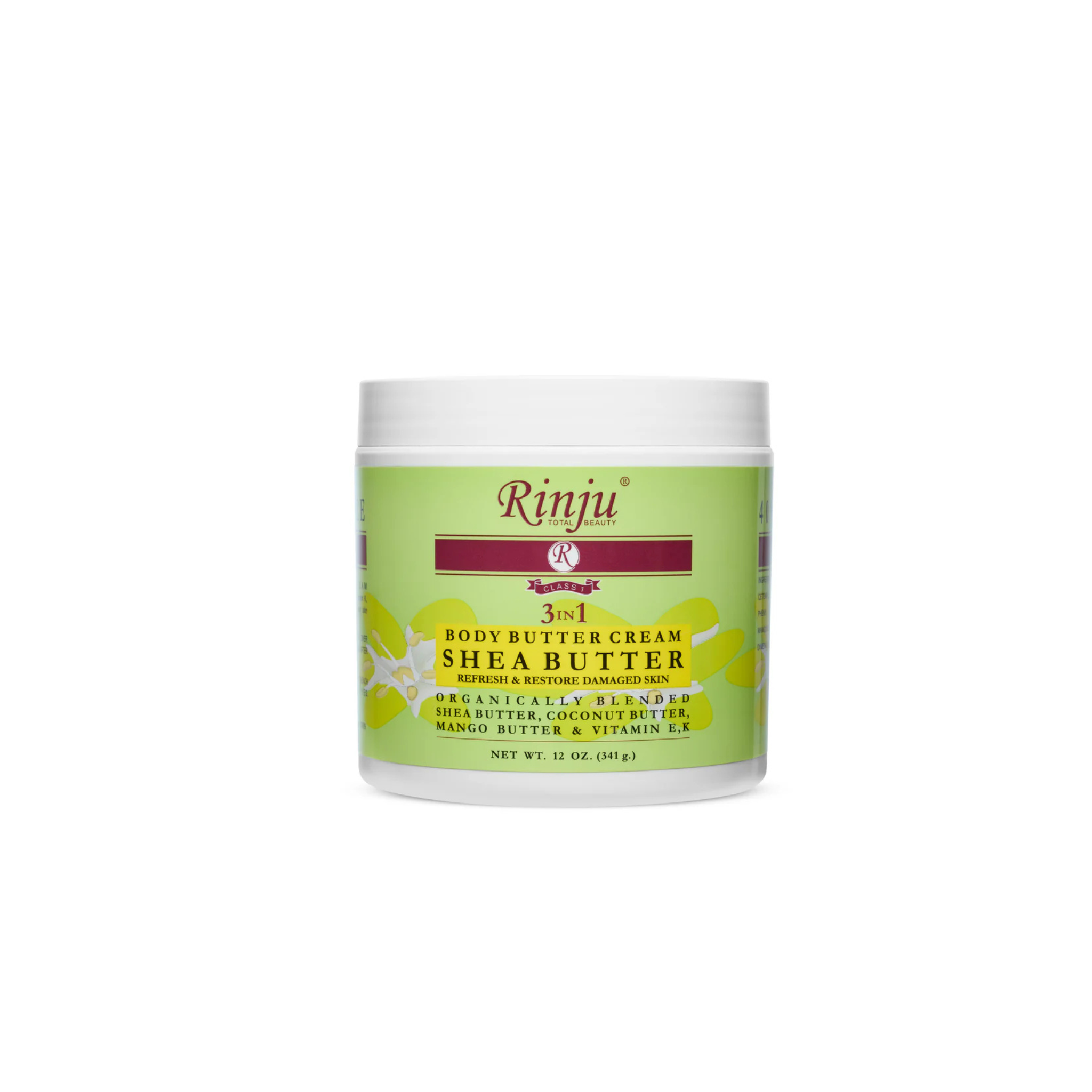 Rinju 3 in 1 Shea Body Butter Cream – 12 oz