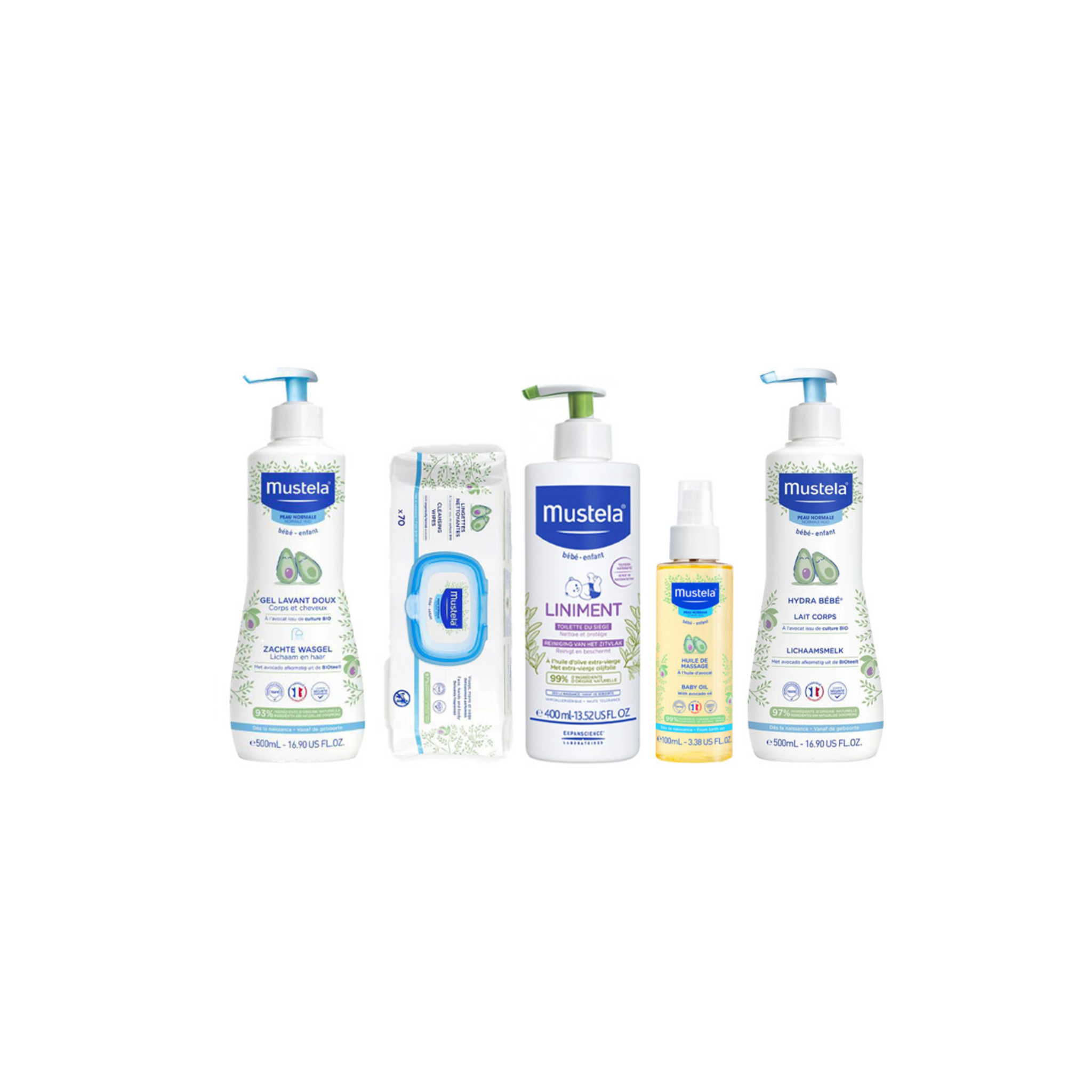 Mustela Pack de 5 Soins Essentiels Bébé